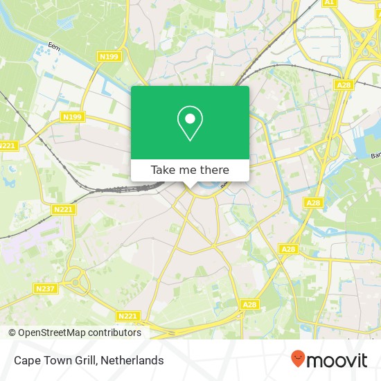 Cape Town Grill map