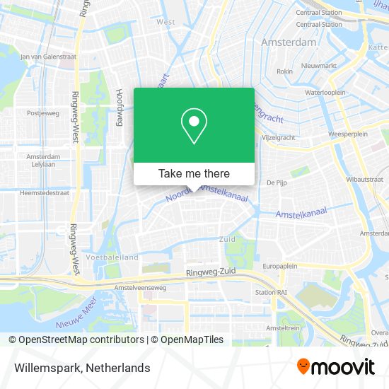 Willemspark map