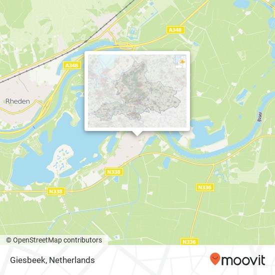 Giesbeek map