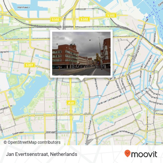 Jan Evertsenstraat map