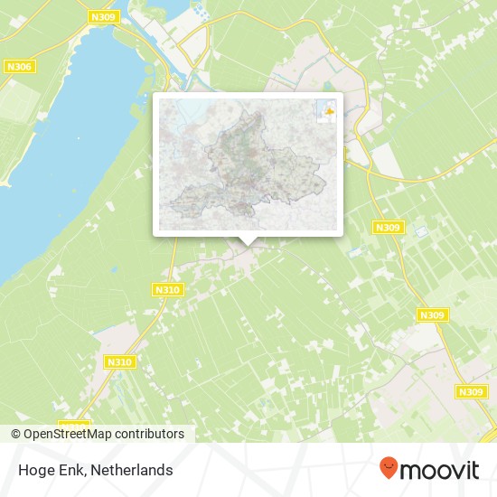 Hoge Enk map