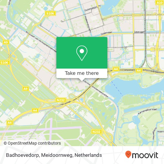 Badhoevedorp, Meidoornweg map