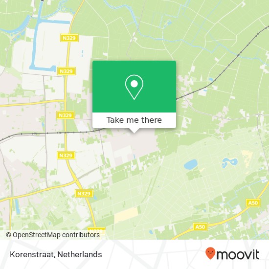 Korenstraat map