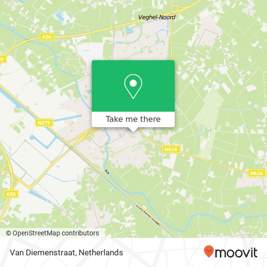 Van Diemenstraat map