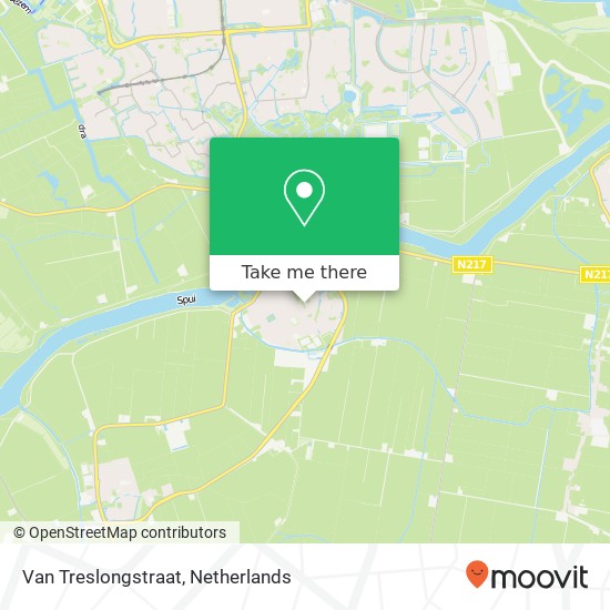 Van Treslongstraat map