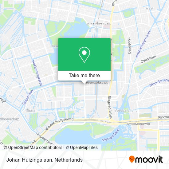 Johan Huizingalaan map