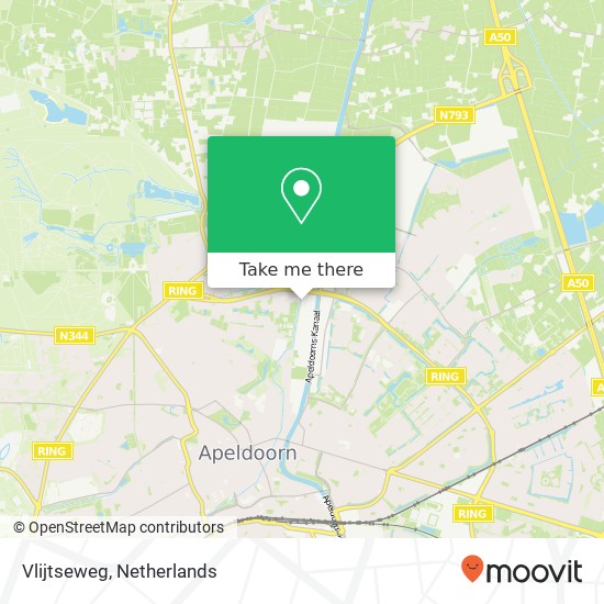 Vlijtseweg map