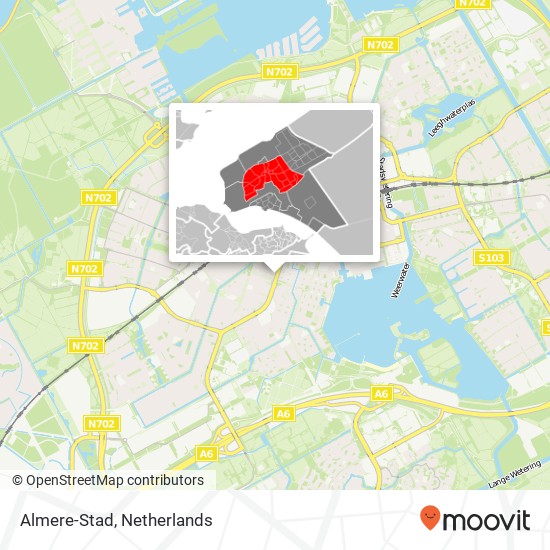 Almere-Stad map