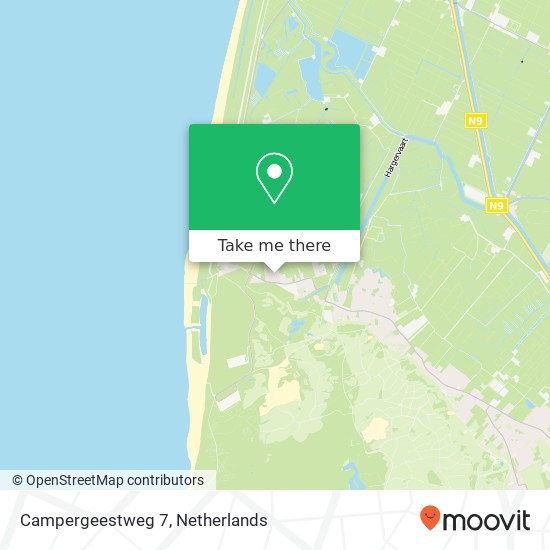 Campergeestweg 7 map