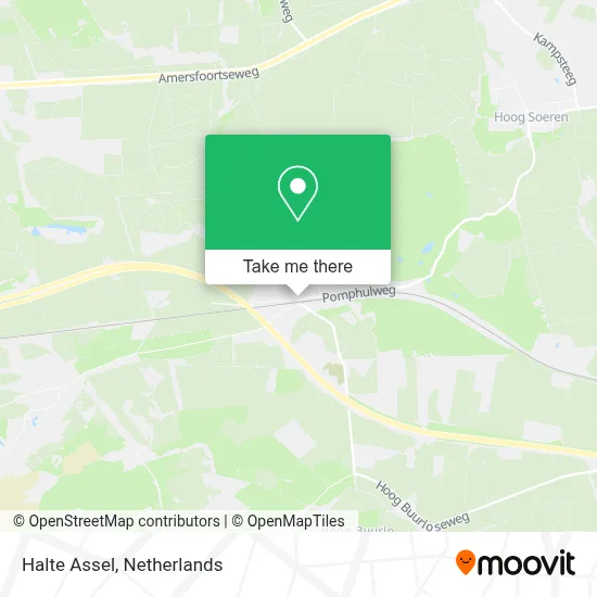 Halte Assel map