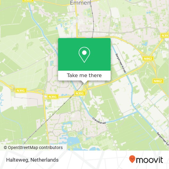 Halteweg map