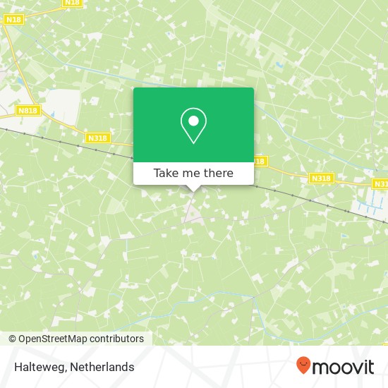 Halteweg map