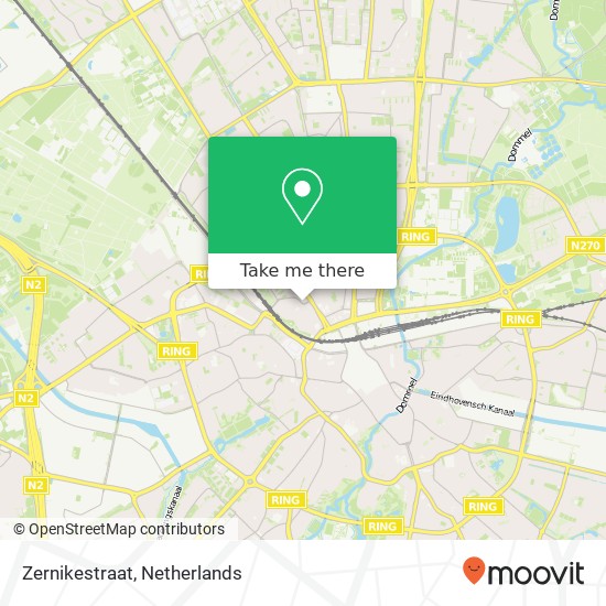 Zernikestraat map