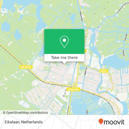 Eikelaan map