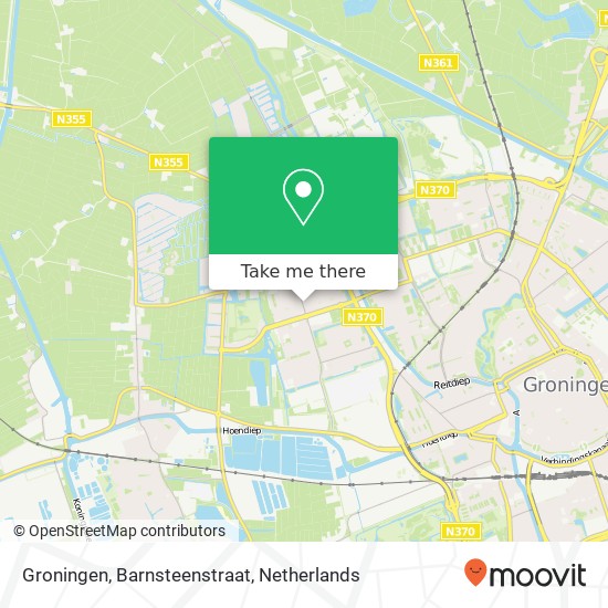 Groningen, Barnsteenstraat map