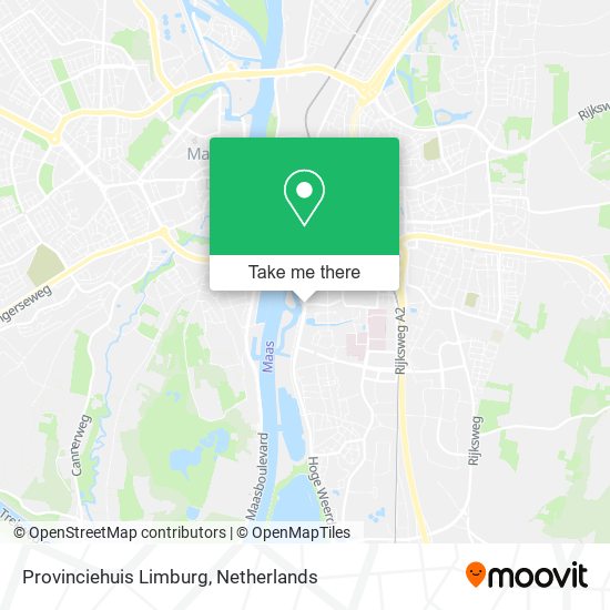 Provinciehuis Limburg Karte