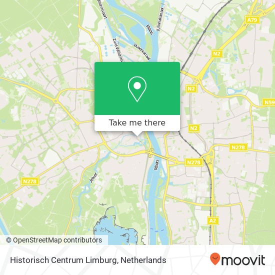 Historisch Centrum Limburg Karte