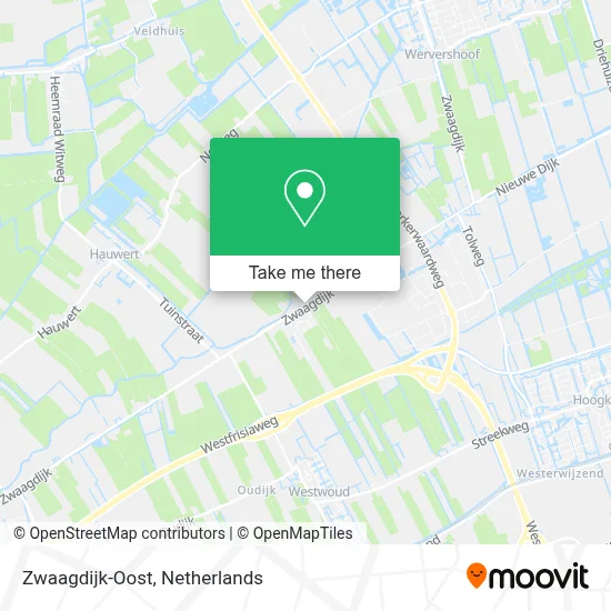 Zwaagdijk-Oost map