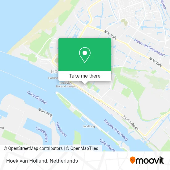 Hoek van Holland map
