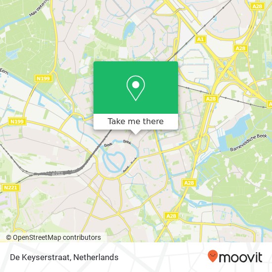 De Keyserstraat map