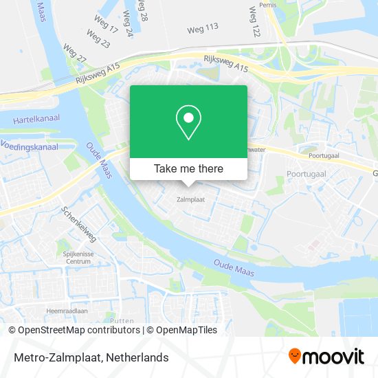 Metro-Zalmplaat map