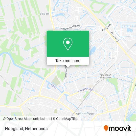 Hoogland map