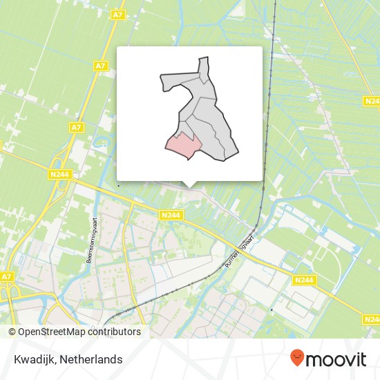 Kwadijk map