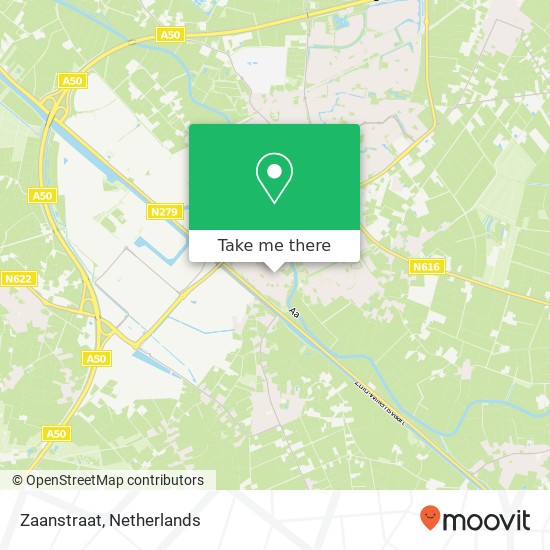 Zaanstraat map
