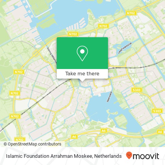 Islamic Foundation Arrahman Moskee map