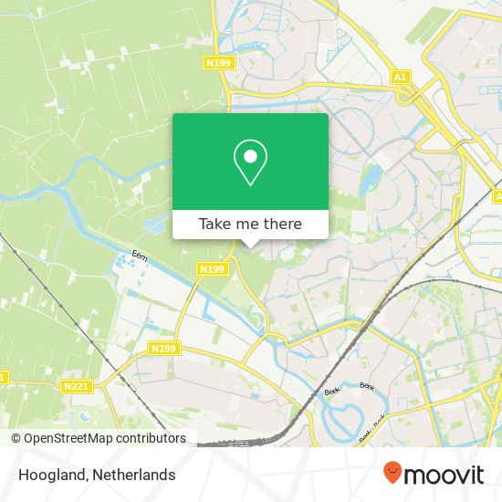 Hoogland map