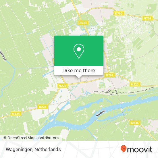 Wageningen Karte