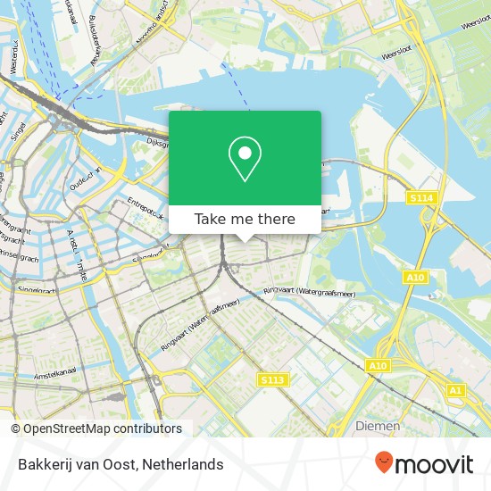 Bakkerij van Oost map