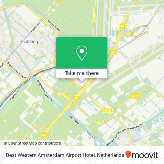 Best Western Amsterdam Airport Hotel Karte