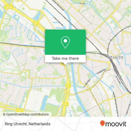 Ring Utrecht map