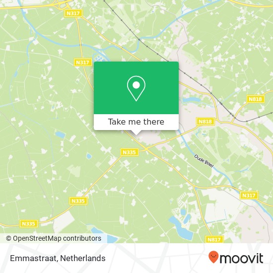 Emmastraat map