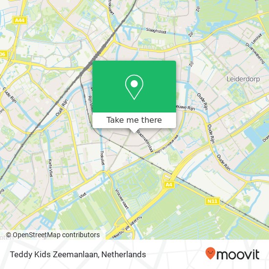 Teddy Kids Zeemanlaan map