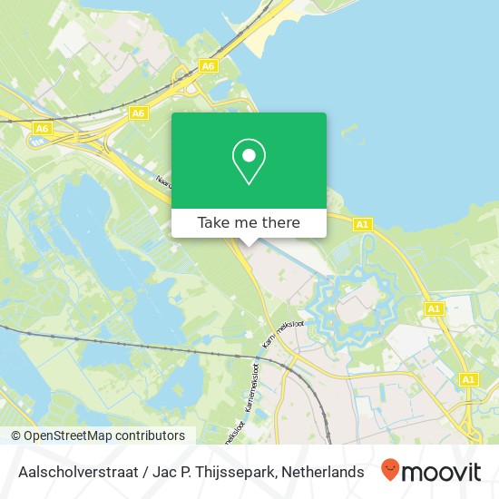 Aalscholverstraat / Jac P. Thijssepark map