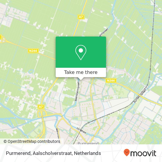 Purmerend, Aalscholverstraat map