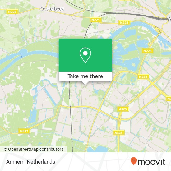 Arnhem map