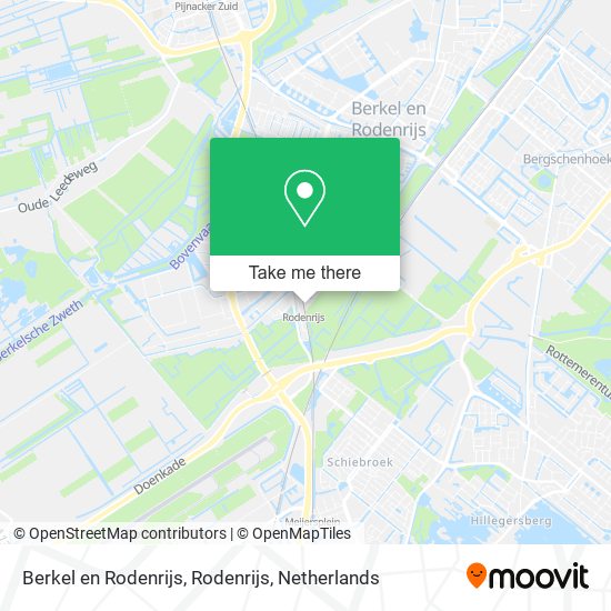 Berkel en Rodenrijs, Rodenrijs map