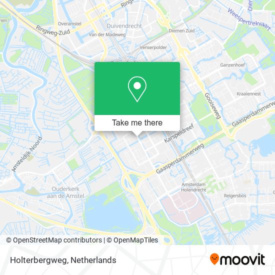Holterbergweg map