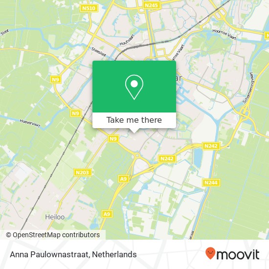 Anna Paulownastraat map