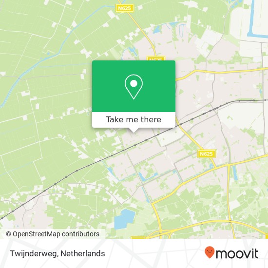 Twijnderweg Karte