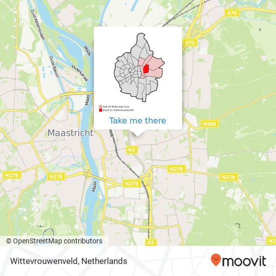Wittevrouwenveld map