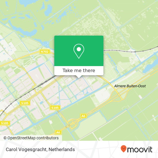 Carol Vogesgracht map