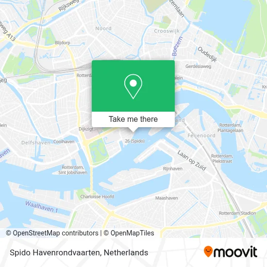 Spido Havenrondvaarten map