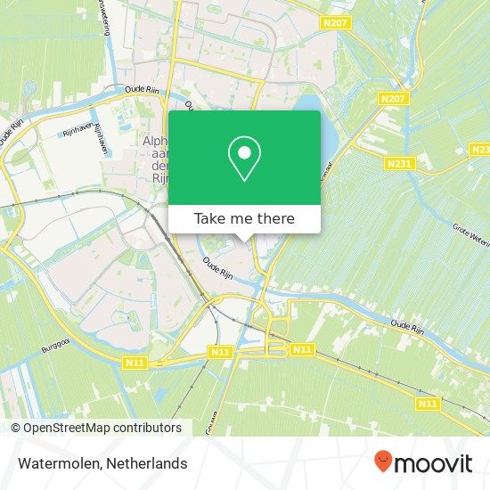 Watermolen map