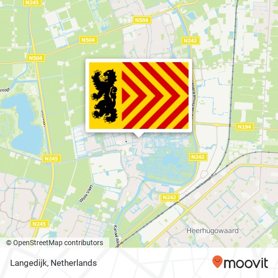 Langedijk map