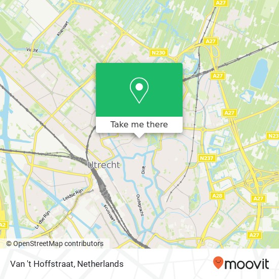 Van 't Hoffstraat Karte