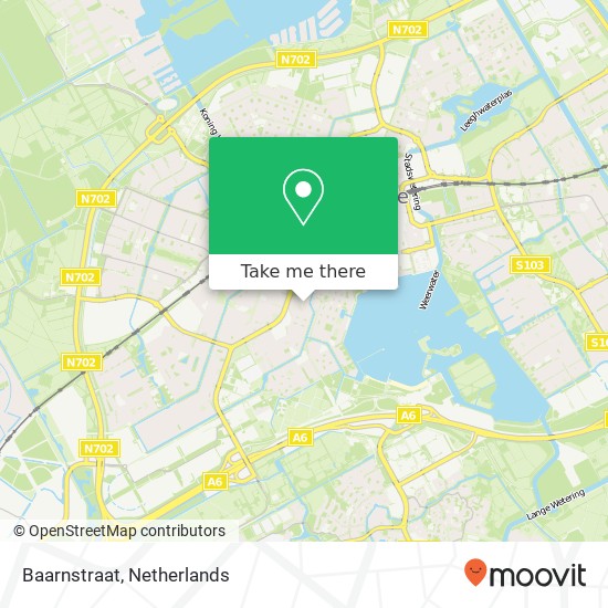 Baarnstraat map